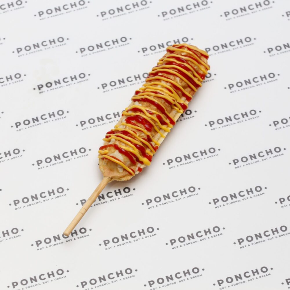 Corn Dog with Bacon and Cheese