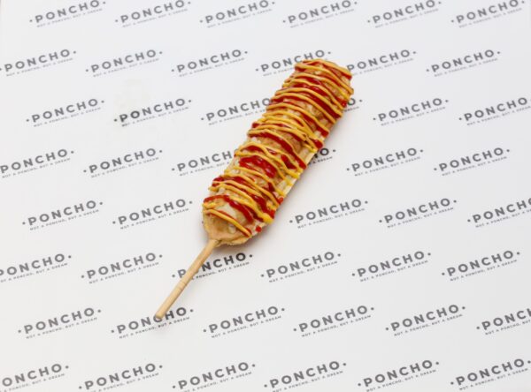 Corn Dog with Bacon and Cheese
