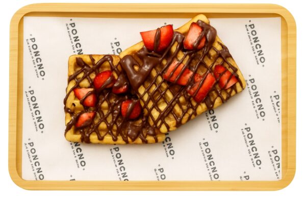Waffle with Strawberry
